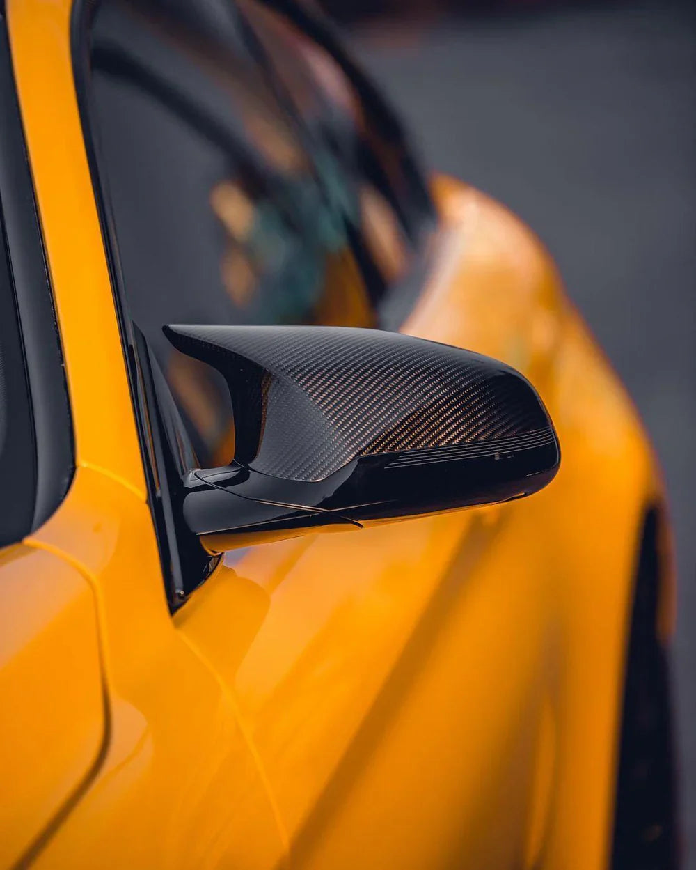 BMW F80 M3, F82/F83 M4, & F87 M2C Carbon Fiber Mirror Caps
