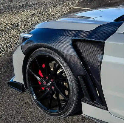 Q50 V5 Carbon Fiber Fenders Vented