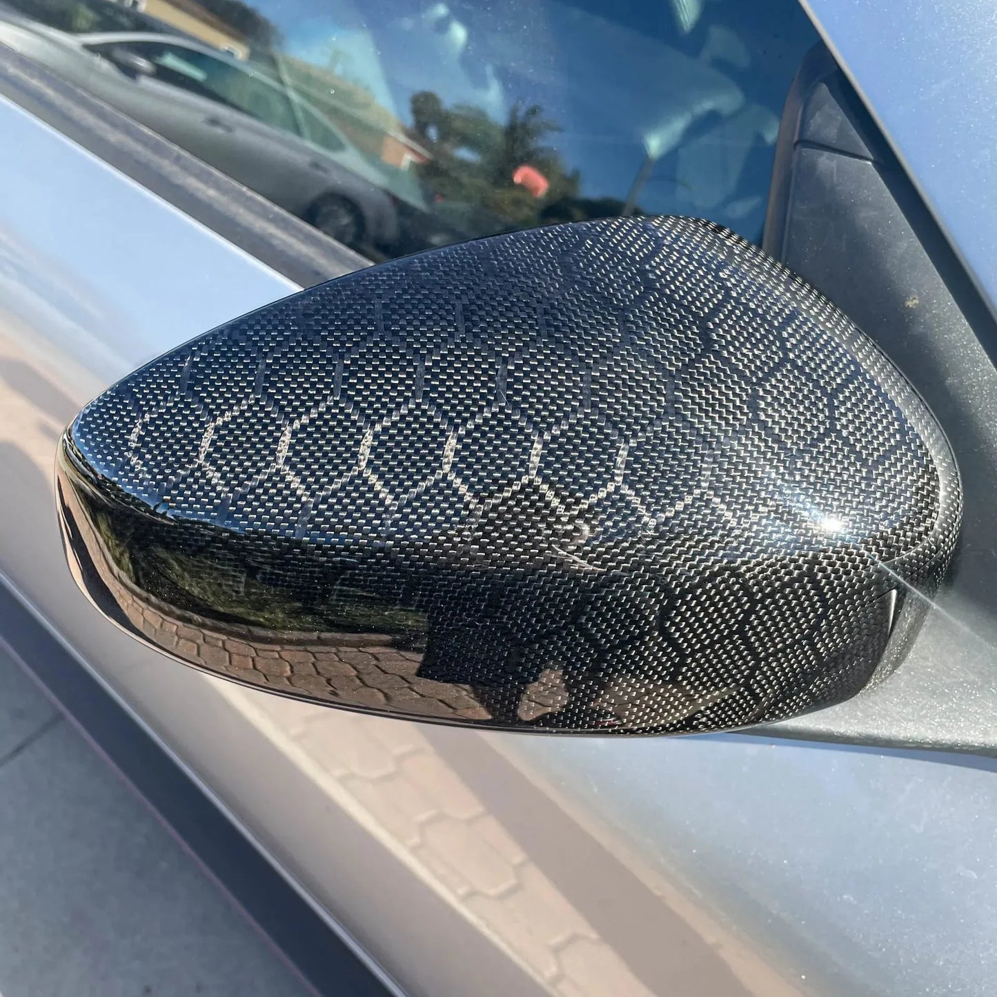 CED G35 Carbon Fiber Mirror Cap Replacements