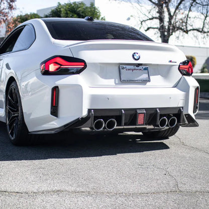 SQ-Style Carbon Fiber Rear Diffuser - BMW G87 M2