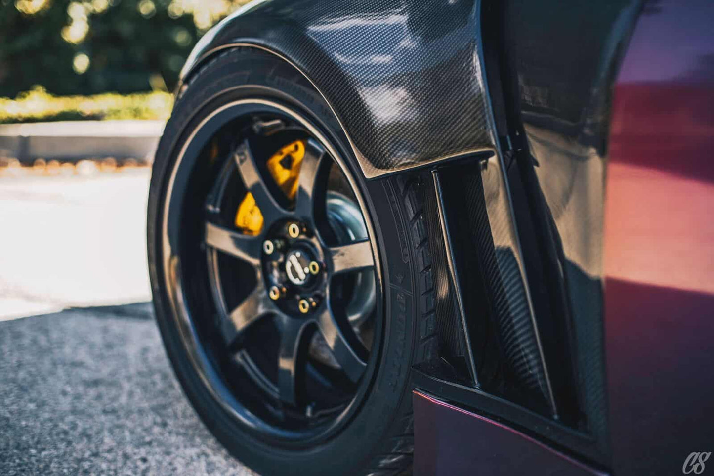 350z Carbon Fiber Fenders Vented V1