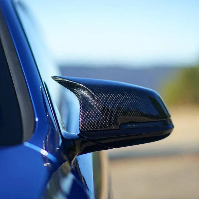 M-Style Carbon Fiber Mirror Caps - BMW F30 3 Series, F32 4 Series