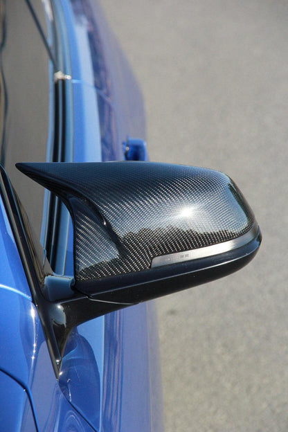 M-Style Carbon Fiber Mirror Caps - BMW F30 3 Series, F32 4 Series