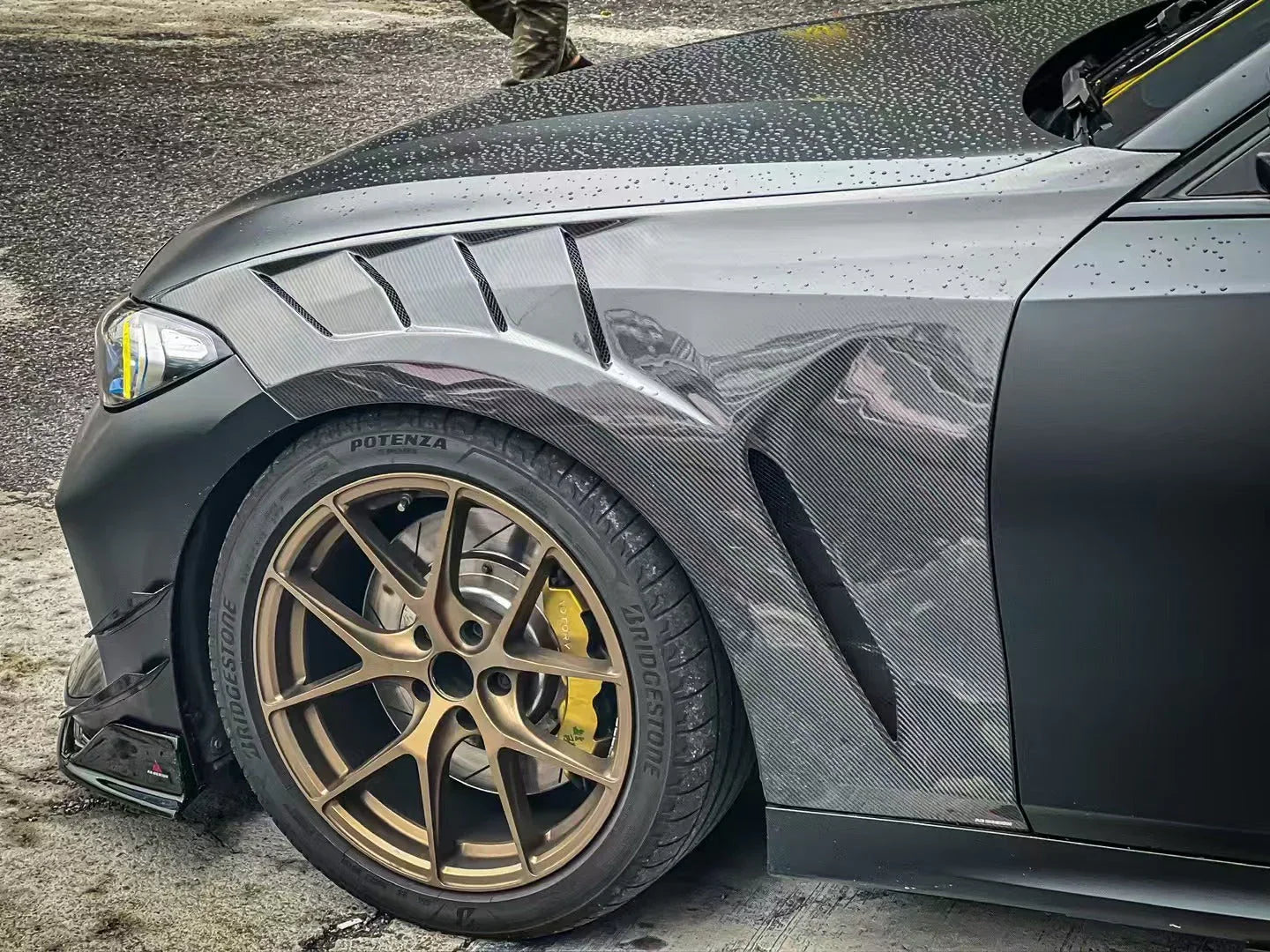 V3 Carbon Fiber Fenders Double Vented - G20 3-Series BMW