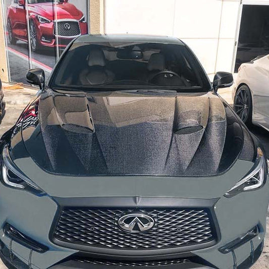 Q60 TSII Style Carbon Fiber Hood